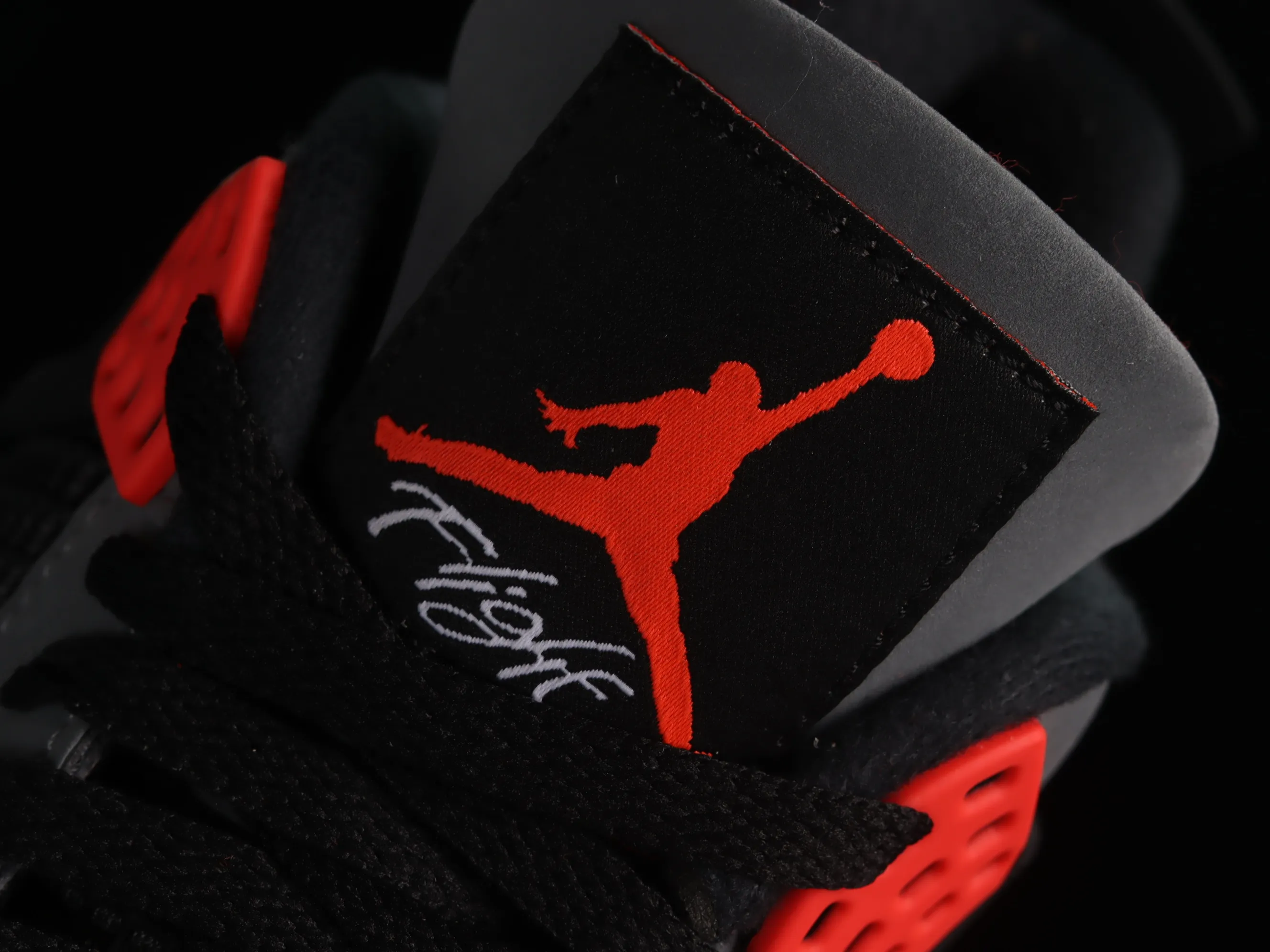 All categories Air Jordan Jordan series basketball shoes Air Jordan 4 LJR version Air Jordan 4 Retro "Infrared" AJ4 Joe 4 black gray infrared DH6927-061
